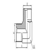 90°METRIC MALE O-RING