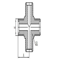 METRIC MALE O-RING CROSS