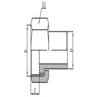 BUTT-WELD TUBE/METRIC FEMALE O-RING