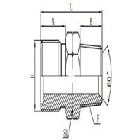 METRIC MALE O-RING/NPT MALE