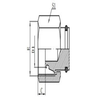 METRIC FEMALE 24°H.T. PLUG