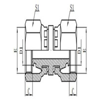 METRIC MALE 24°L.T.