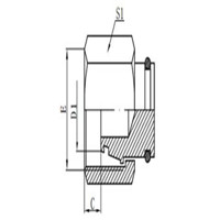 METRIC FEMALE 24°L.T. PLUG C