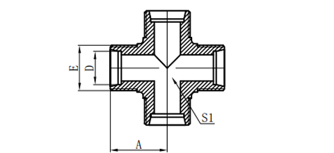 METRIC MALE 24°H.T. CROSS