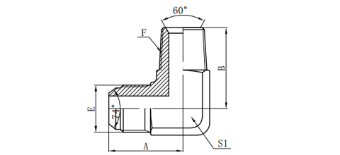 90°METRIC MALE 74°CONE/BSPT MALE