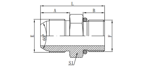 JIS METRIC MALE60° CONE/ METRIC MALE S-SERIES