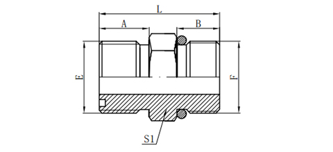 ORFS MALE O-RING/METRIC MALE O-RING