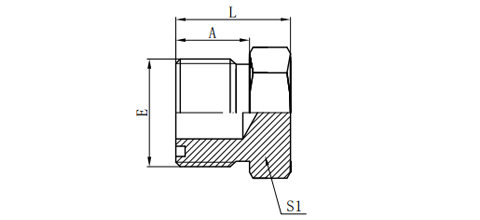 ORFS MALE O-RING PLUG