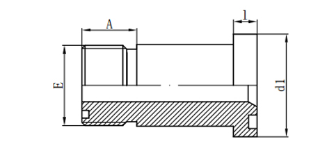 ORFS MALE O-RING/ S-SERIES FLANGE