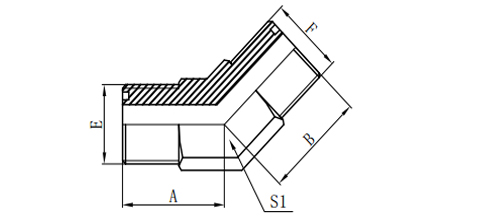 45°ORFS MALE O-RING