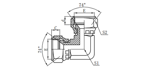 90°JIC FEMALE 74°SEAT