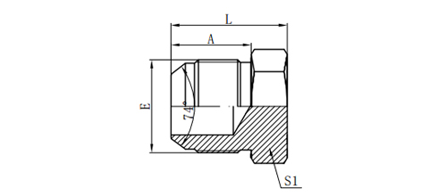 JIC MALE 74°CONE PLUG