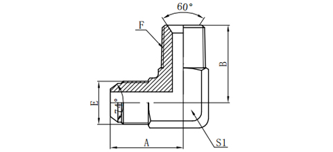 90°JIC MALE 74°CONE/NPT MALE