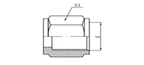 JIC FLARE TUBE END NUT