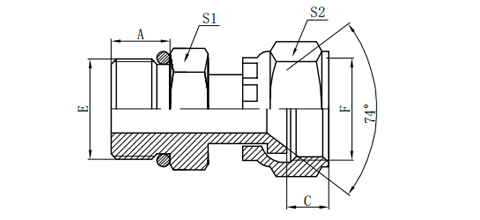 SAE O-RING BOSS S-SERIES/ ORFS FEMALE