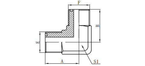 90°ORFS MALE O-RING