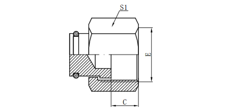 ORFS FEMALE PLUG