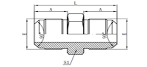 SAE MALE 90°CONE