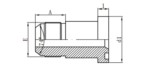 JIC MALE 74°CONE/S-ERIES FLANGE