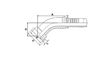 45° JIS Flange