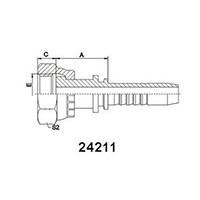 ORFS Female Flat Seat ISO 12151-1---SAE J516