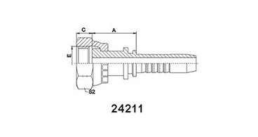 ORFS Female Flat Seat ISO 12151-1---SAE J516