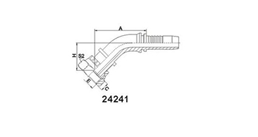 45° ORFS Female Flat Seat ISO 12151-1---SAE J516