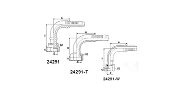 90°ORFS Female Flat Seat ISO 12151-1---SAE J516