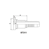 SAE Female 3000PSI ISO 12151-3--- SAE J516