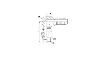 90° NPT Swivel Male