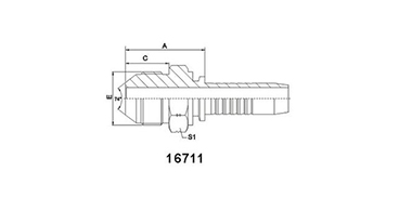 JIC Male 74°Cone ISO 8434-2---SAE J514