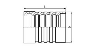 INTERLOCK FERRULE FOR SAE 100 R13/R15 HOSE