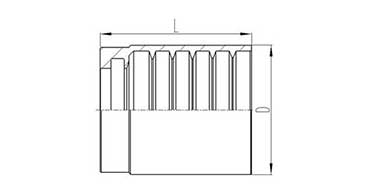 NO-SKIVE FERRULE FOR SAE 100R2AT/EN 853 2SN HOSE