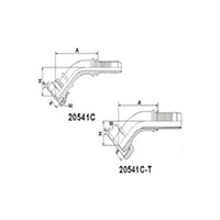 45° Metric 24° Cone Multi Seal H.T .