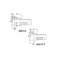 Metric 24° Cone Multi Seal L.T .