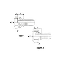 METRIC FEMALE 60°CONE SEAL