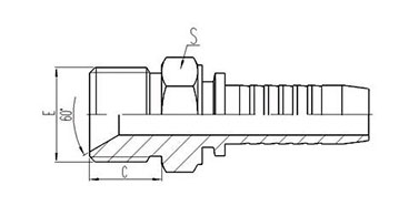 METRIC MALE 60°CONE SEAT SEAL