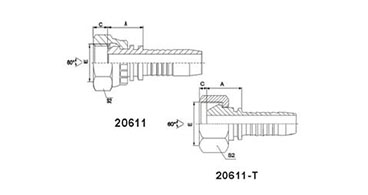 METRIC FEMALE 60°CONE SEAL