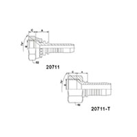 METRIC FEMALE 74°CONE SEAT SEAL