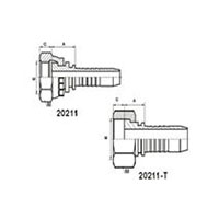 Metric Female Flat Seal