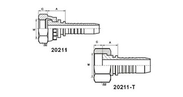 Metric Female Flat Seal