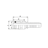 SAE Staple-Lok Male SAE J1467